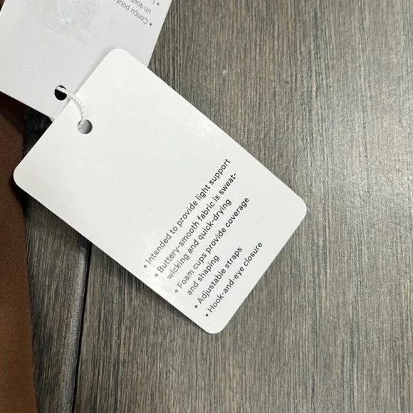 Lululemon NWT In Alignment Bra *Light Support, D–G Cups Java - Picture 8 of 10